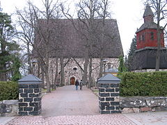 Entrée de l'église.