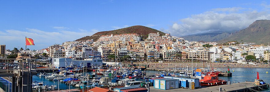 Port of Los Christianos Tenerife