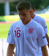 Luke Garbutt made 20 loan appearances from Everton in the 2013-14. He went on to make his Premier League and England under-21 debut later in the season. Luke Garbutt3 (cropped).jpg