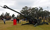 M777A2 howitzer at the 2018 ADFA Open Day.jpg