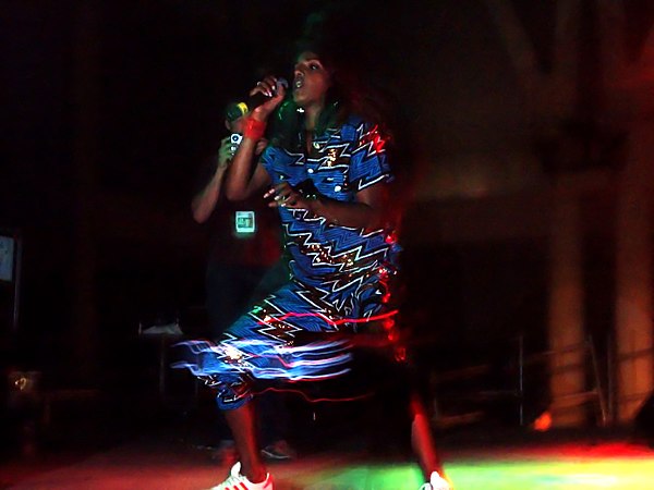 M.I.A. performing at Sónar on her Arular Tour