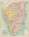 മദ്രാസ് പ്രസിഡൻസിയുടെ ഭൂപടം, 1909