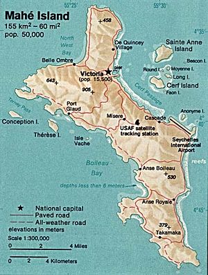 Seychellen Mahé: Geschichte, Geographie, Tourismus