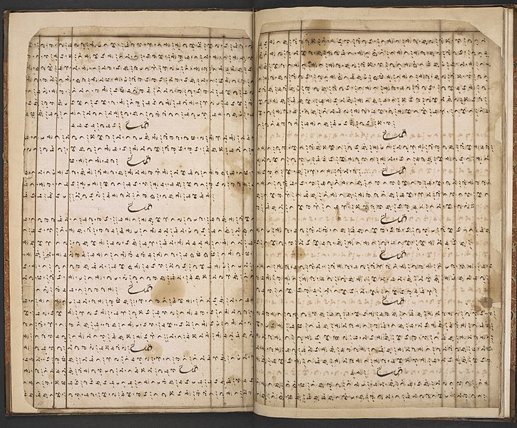 Manuscript in Makassarese script and language around the 18th and 19th century, collection of the British Library