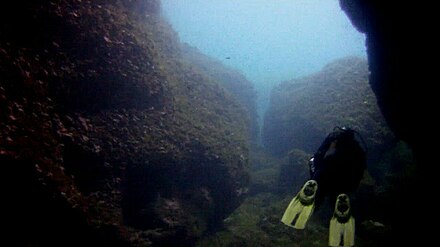 Diving in Anchor Bay, Malta