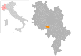 Antignano - mapa