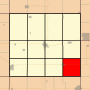 Thumbnail for File:Map highlighting Fredericksburg Township, Chickasaw County, Iowa.svg