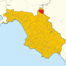 Localisation de Laviano
