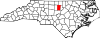 Map of North Carolina highlighting Orange County.svg