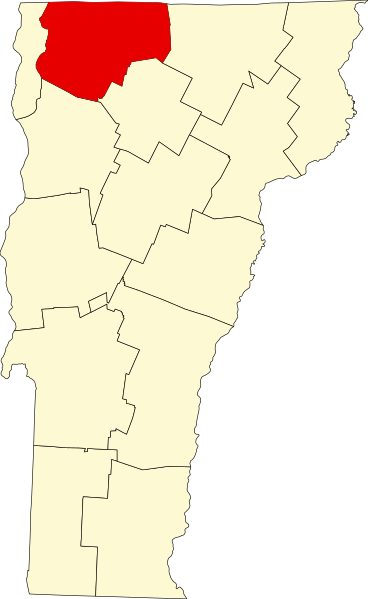 File:Map of Vermont highlighting Franklin County.svg