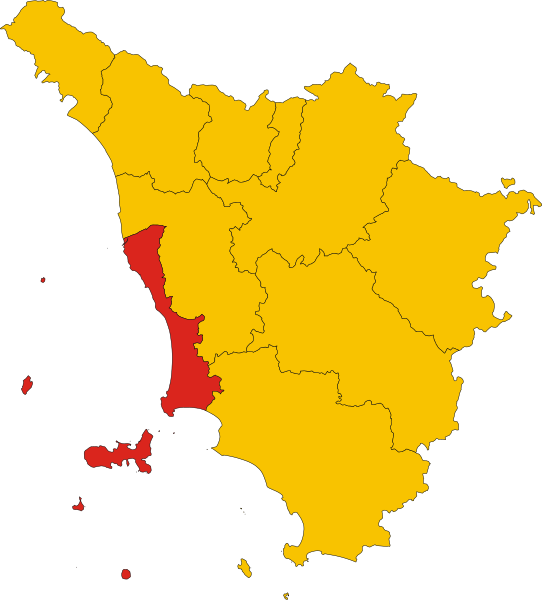 File:Map of province of Livorno (region Tuscany, Italy).svg