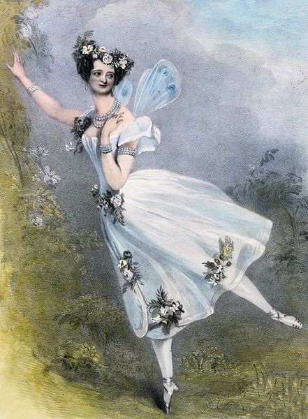 Marie Taglioni, a pioneer of pointe work