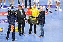 Player of the match Marin Sego Team Croatia Handball World Championship 2019 Player of the Match (47875936901).jpg