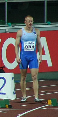 Osovnikar ennen vuoden 2007 MM-kisojen loppukilpailua.
