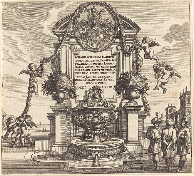 File:Melchior Küsel after Johann Wilhelm Baur, Title Page, 1681, NGA 55202.jpg