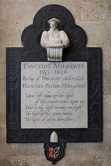 Memorial in Winchester Cathedral