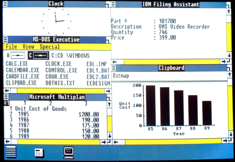 File:Microsoft Windows 1.0 screenshot.png