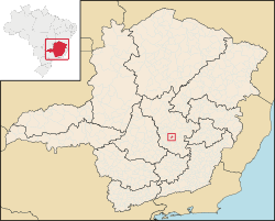 Localização de Vespasiano em Minas Gerais