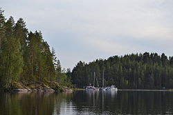 Mitinhiekka, Pihlajavesi, езерото Saimaa.JPG