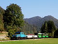 Nostalgiezug auf der Lokalbahn Mixnitz–Sankt Erhard