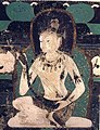 Mogao Cave 465, bow harp.jpg