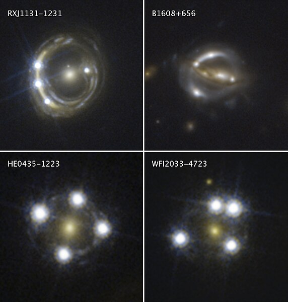 File:Mosaic of Gravitationally Lensed Quasars (52709207835).jpg