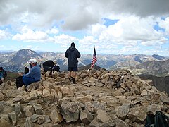 Mount Elbert Summit, Rocky Mountains, Colorado