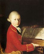 Mozart enfant en 1770.