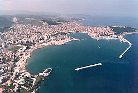 Aerial view of Mytilene