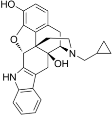 Chemical structure of Naltrindole.