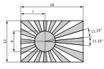 Thumbnail for File:Naval Ensign of Japan (Construction sheet).svg