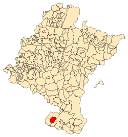 Map of Cintruénigo