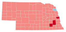 County Flips:
Democratic
Hold
Republican
Hold
Gain from Democratic Nebraska County Flips 2012.svg