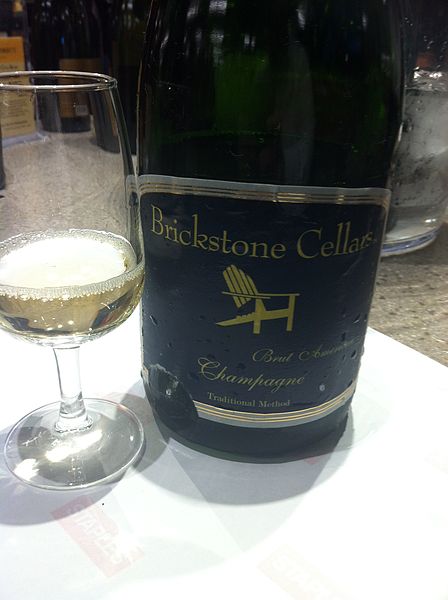 Sparkling wine made in the Finger Lakes region of New York