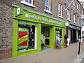 A branch of Mountain Warehouse, in the High Street, Newport, Isle of Wight. The store had recently opened at the time, having been a branch of Mothercare before.