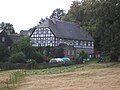 Residential stable house, barn, stable building and side building of a four-sided courtyard