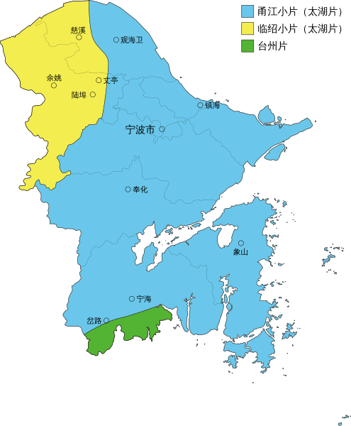 File:Ningbo Dialect Map.svg
