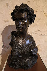 Buste de Camille Gaté par Félix Charpentier.