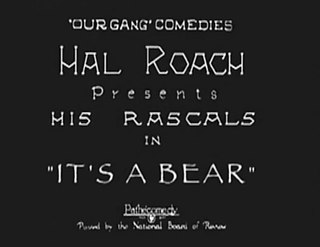 <i>Its a Bear</i> 1924 film