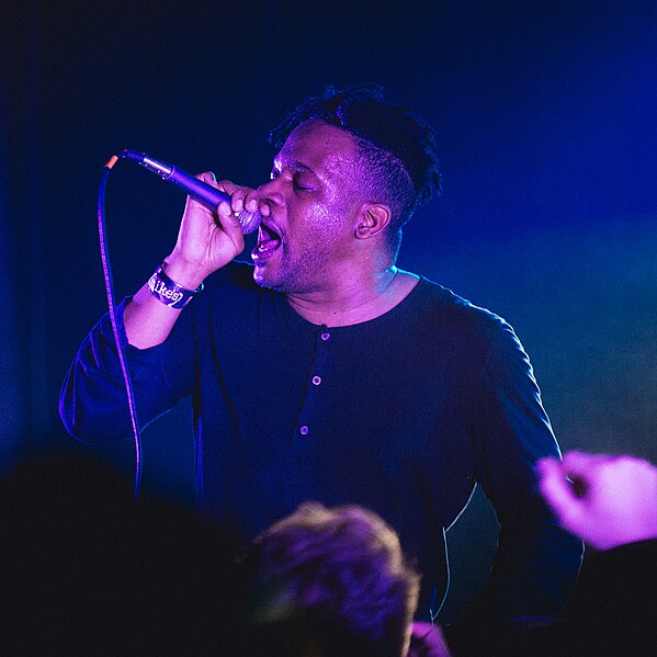 Open Mike Eagle performing in 2017