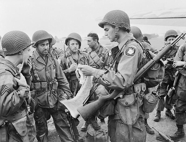 American paratroopers of the First Allied Airborne Army, 17 September 1944