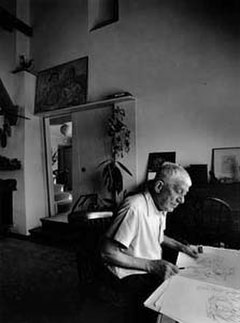 Image: Oskar Kokoschka (1963) by Erling Mandelmann