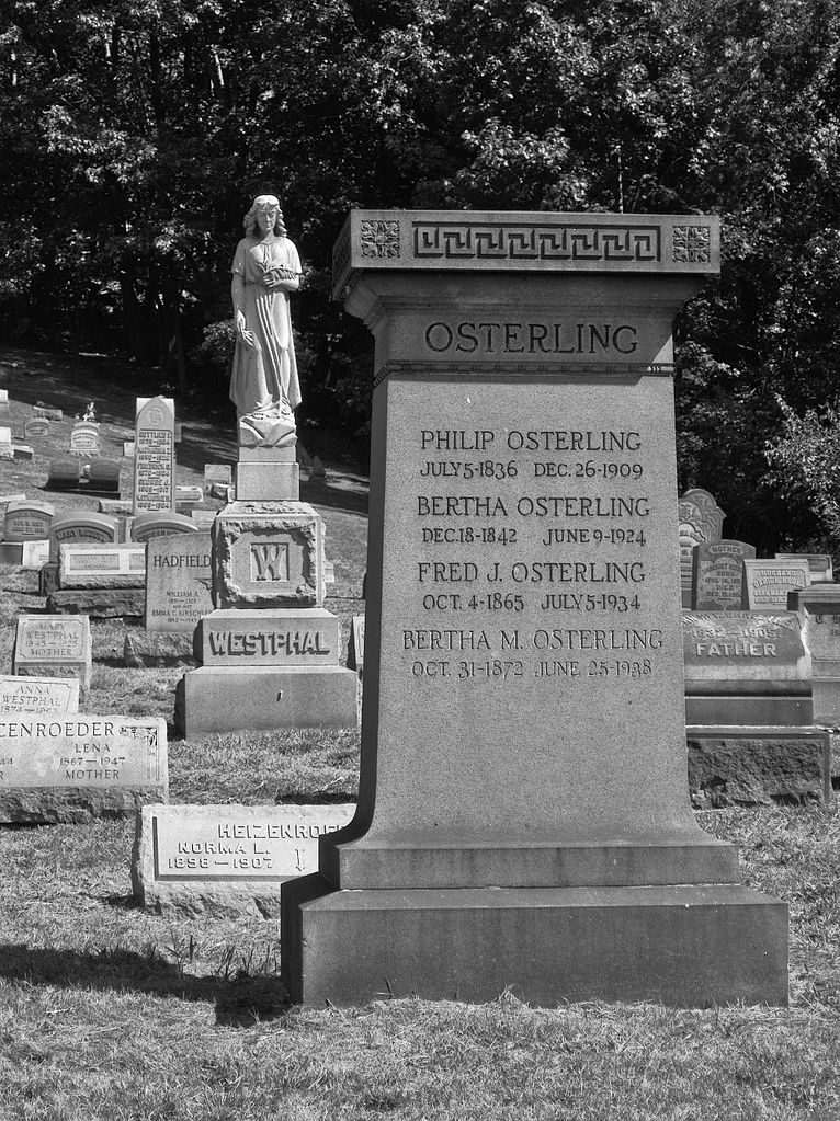 Frederick Osterling’s grave