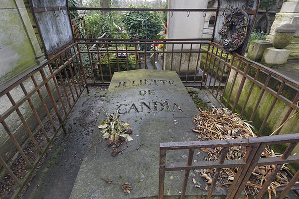 Grave of Giulia Grisi, in Paris, at Père Lachaise Cemetery, France.