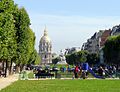 Les jardins de l'avenue de Breteuil.