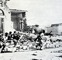 Palmach Infantry go into action during the fight for Beersheba, 21 October