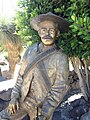 Eine Statue von Pancho Villa, dem berühmten Anführer der Rebellen