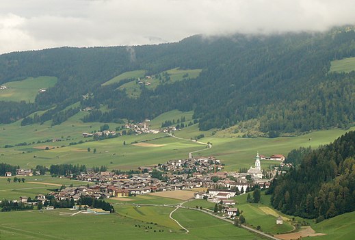 Panorama over Toblach