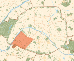 XV arrondissement di Parigi – Localizzazione