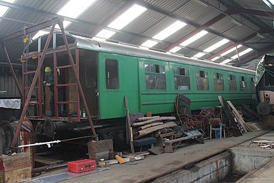 Park Royal No. 1944 Undergoing restoration at Downpatrick in 2015
